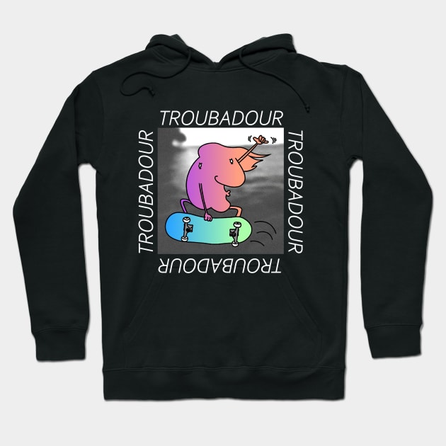 Troubadour skateboard Hoodie by TheTshirtYouNeed